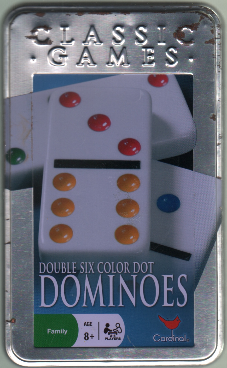Double Six Color Dot Dominoes
