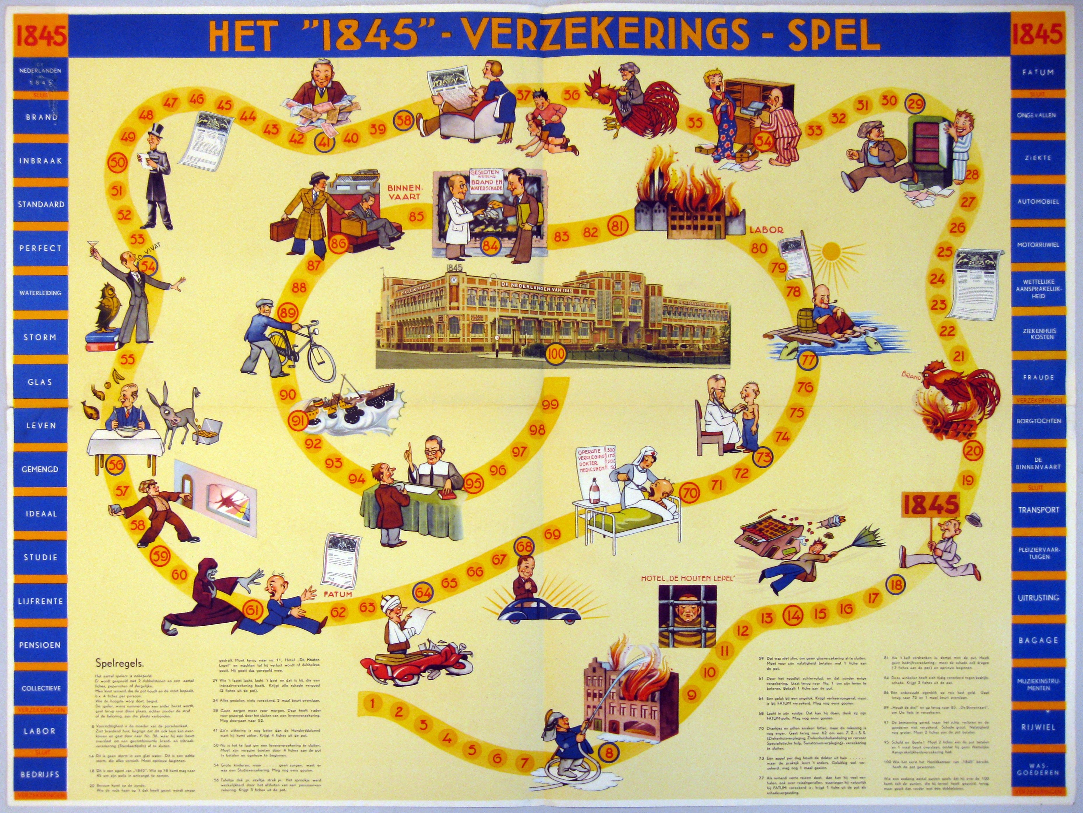 Het 1845 Verzekerings-Spel