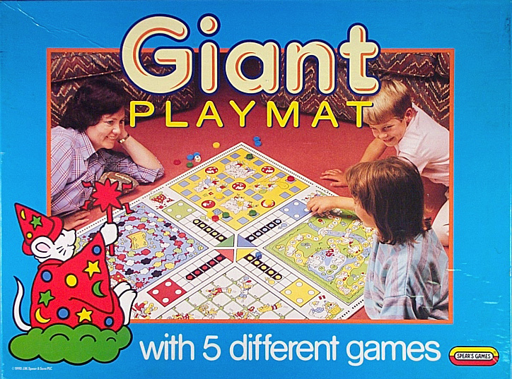 Giant Playmat with 5 different games