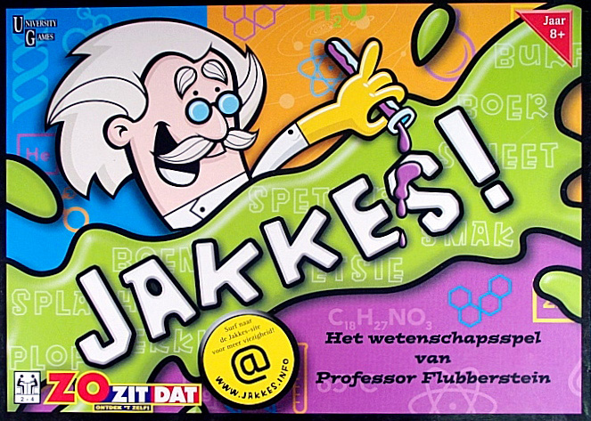 Jakkes!: Het wetenschapsspel van Professor Flubberstein
