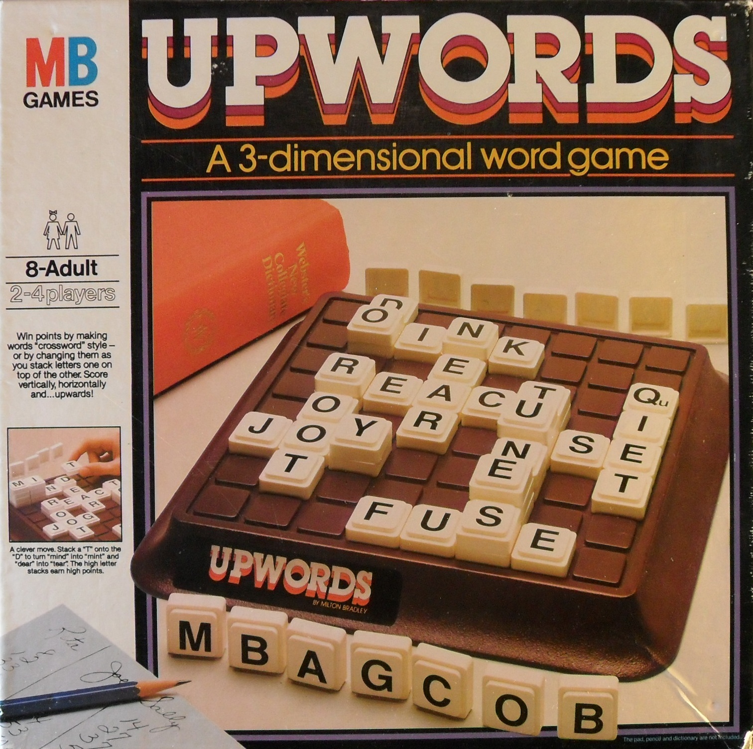 Upwords - A 3-Dimensional Word Game