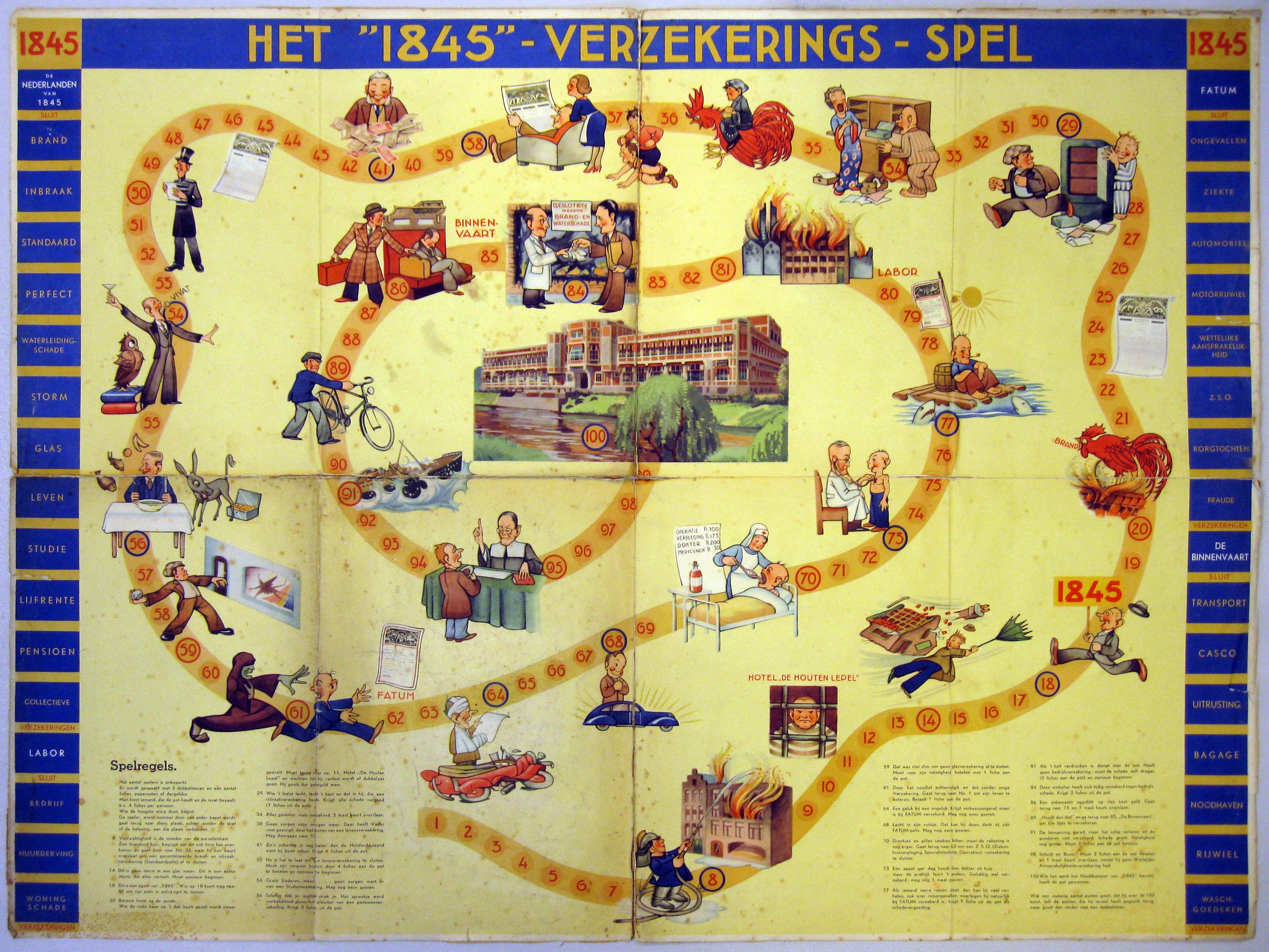 Het 1845 Verzekerings-Spel