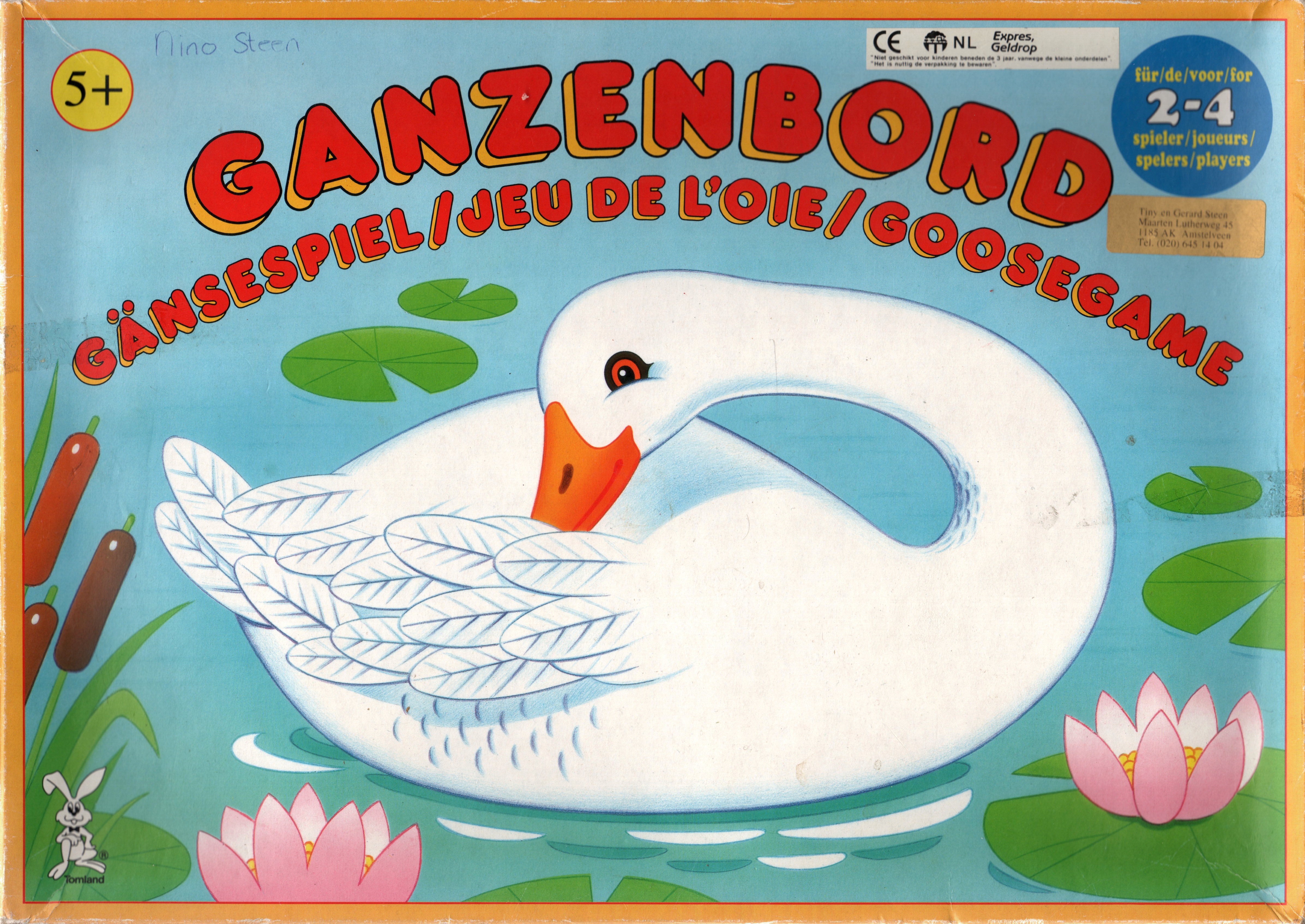 Ganzenbord (Gänsespiel/Jeu de L'Oie/Goosegame)