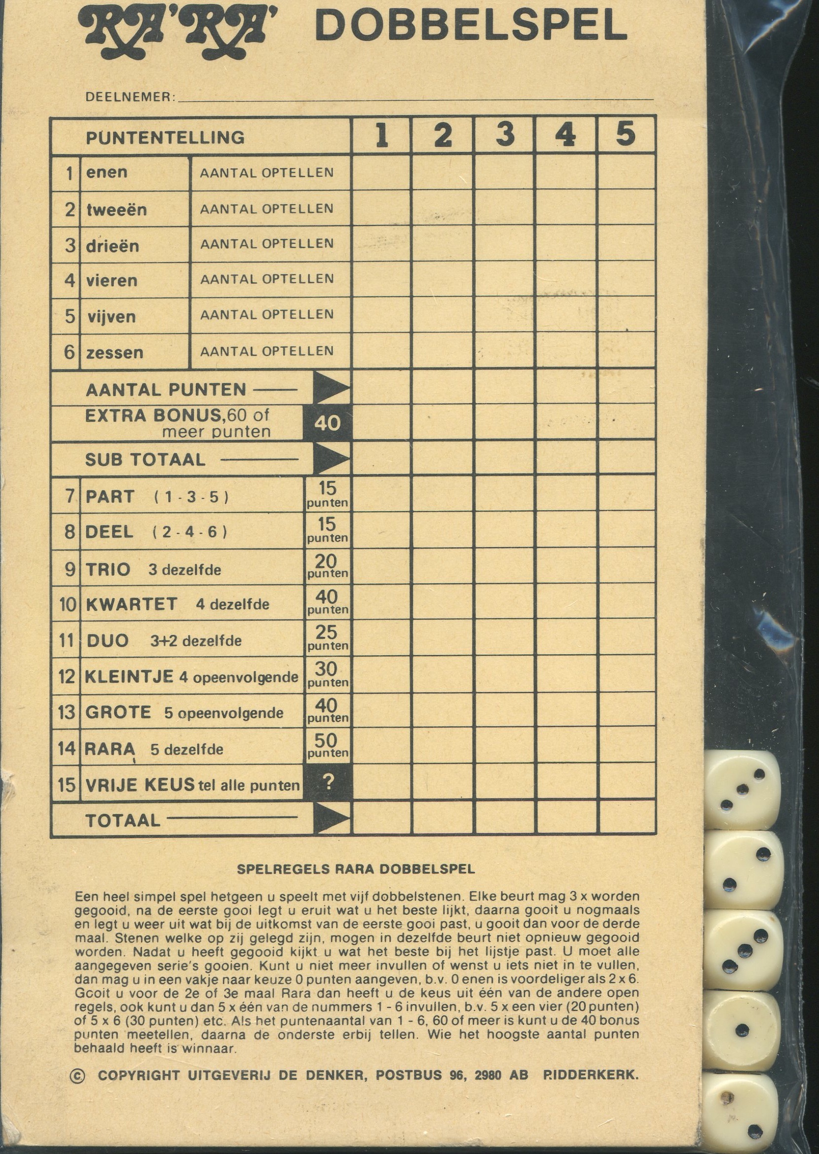 Ra’Ra’ dobbelspel