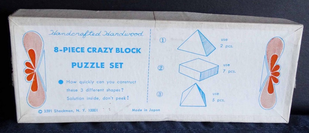 8-Piece Crazy Block Puzzle Set