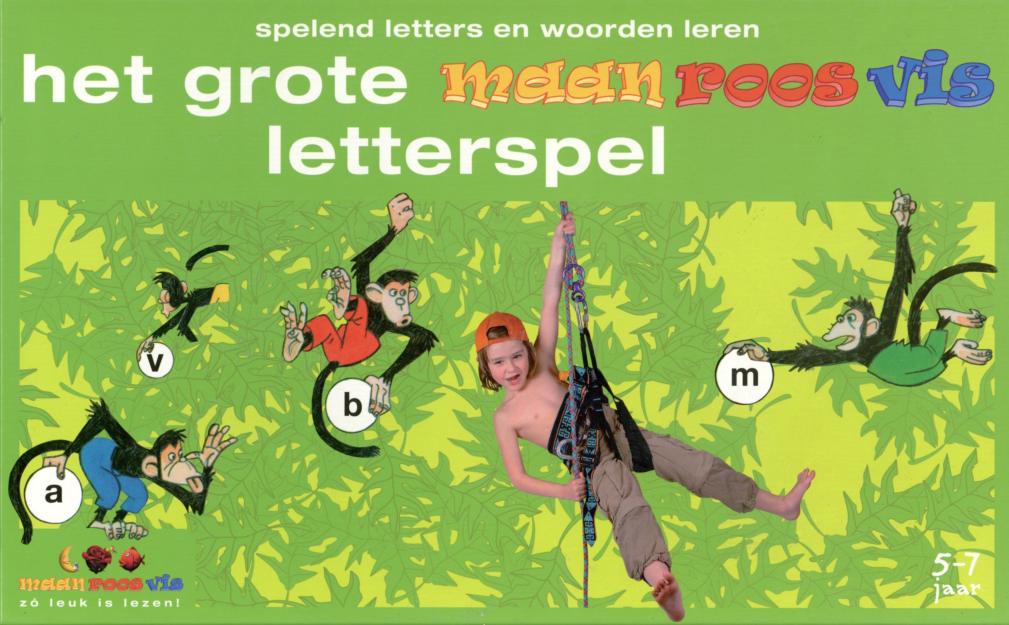 Het grote Maan Roos Vis Letterspel