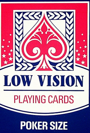 Low Vision playing cards